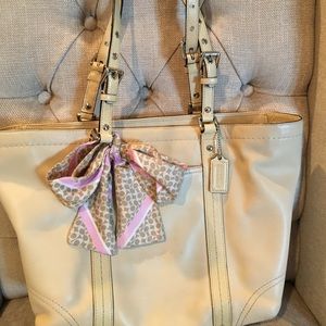 Coach leather tote